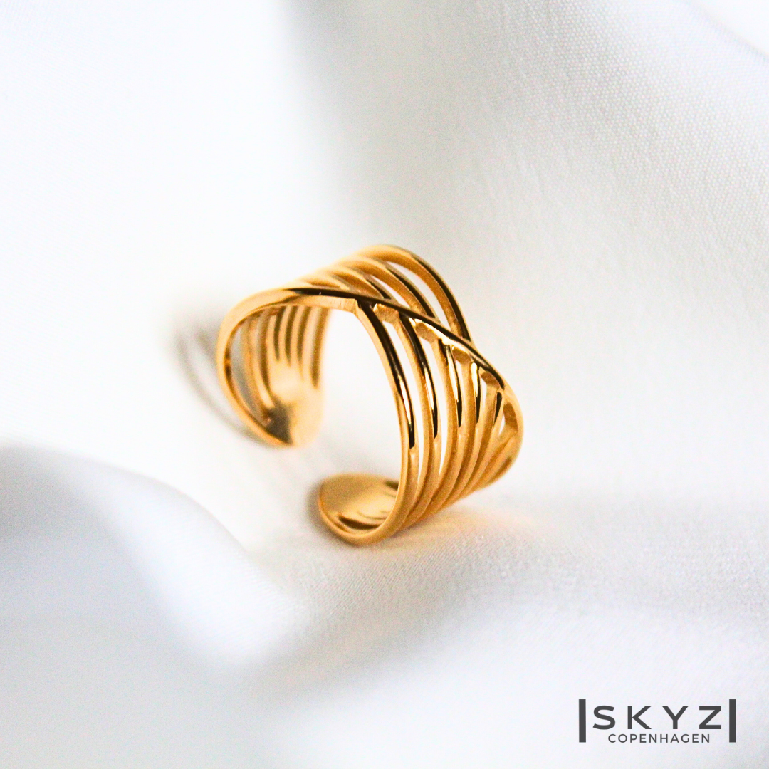 Skyz Aurora Ring - 18k Guldbelagt