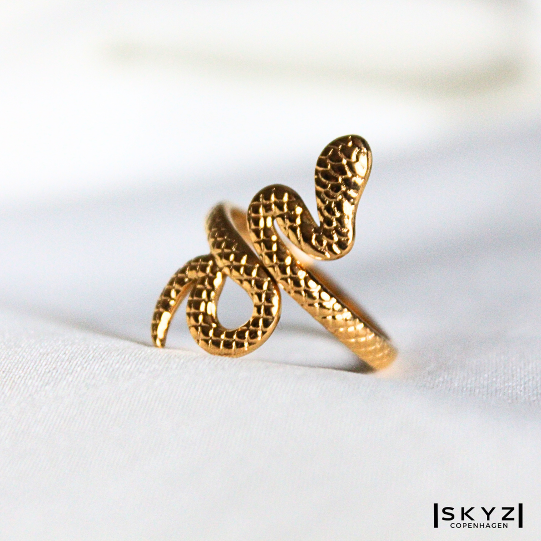 Skyz Snake Me Ring - 18K Guldbelagt Ring