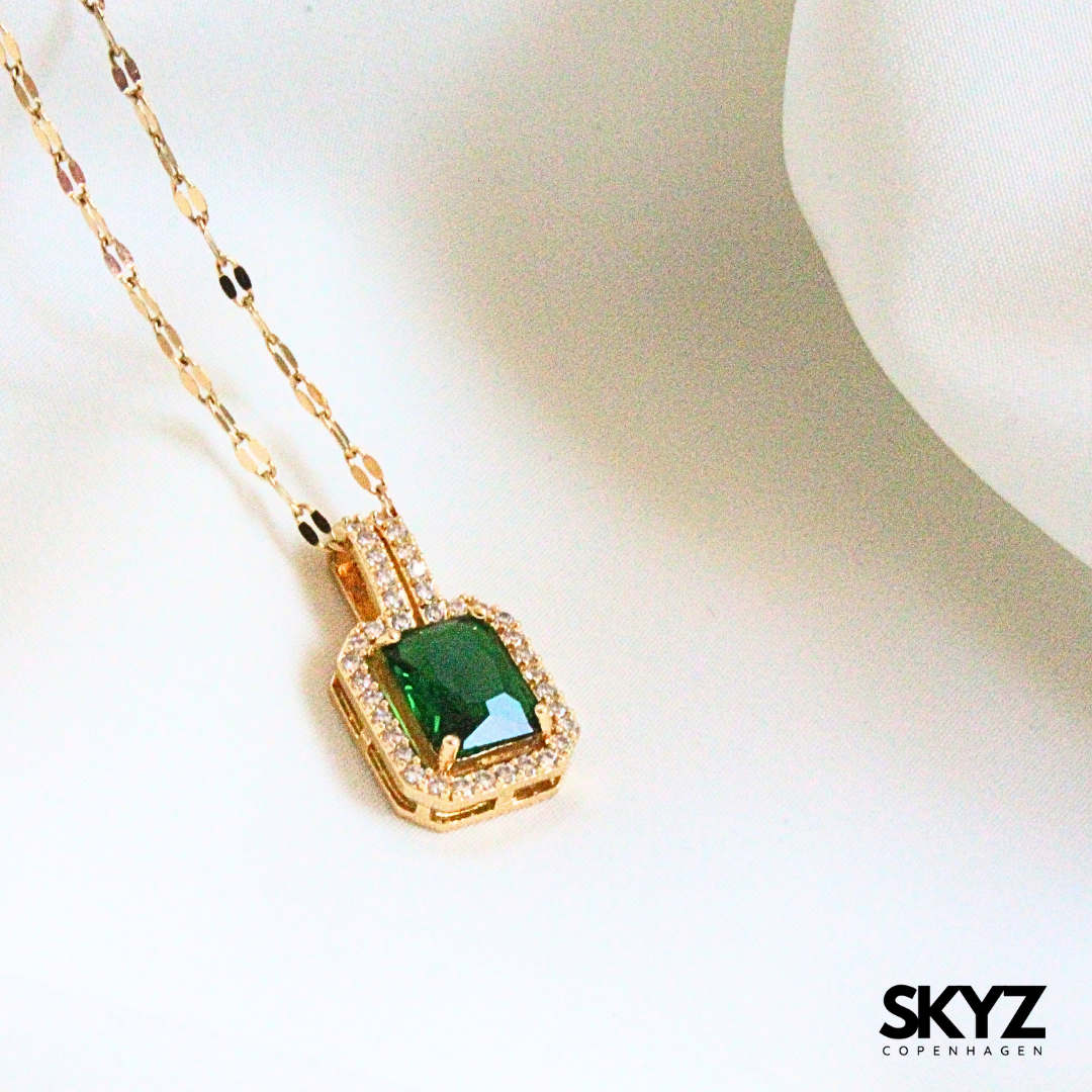Skyz Jasmine Green - 18k Guldbelagt