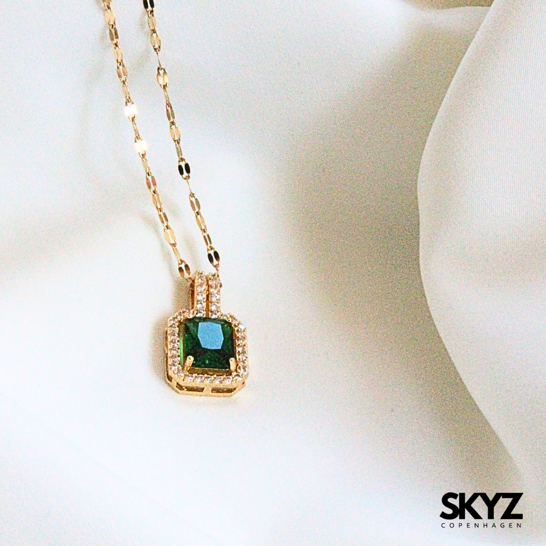 Skyz Jasmine Green - 18k Guldbelagt