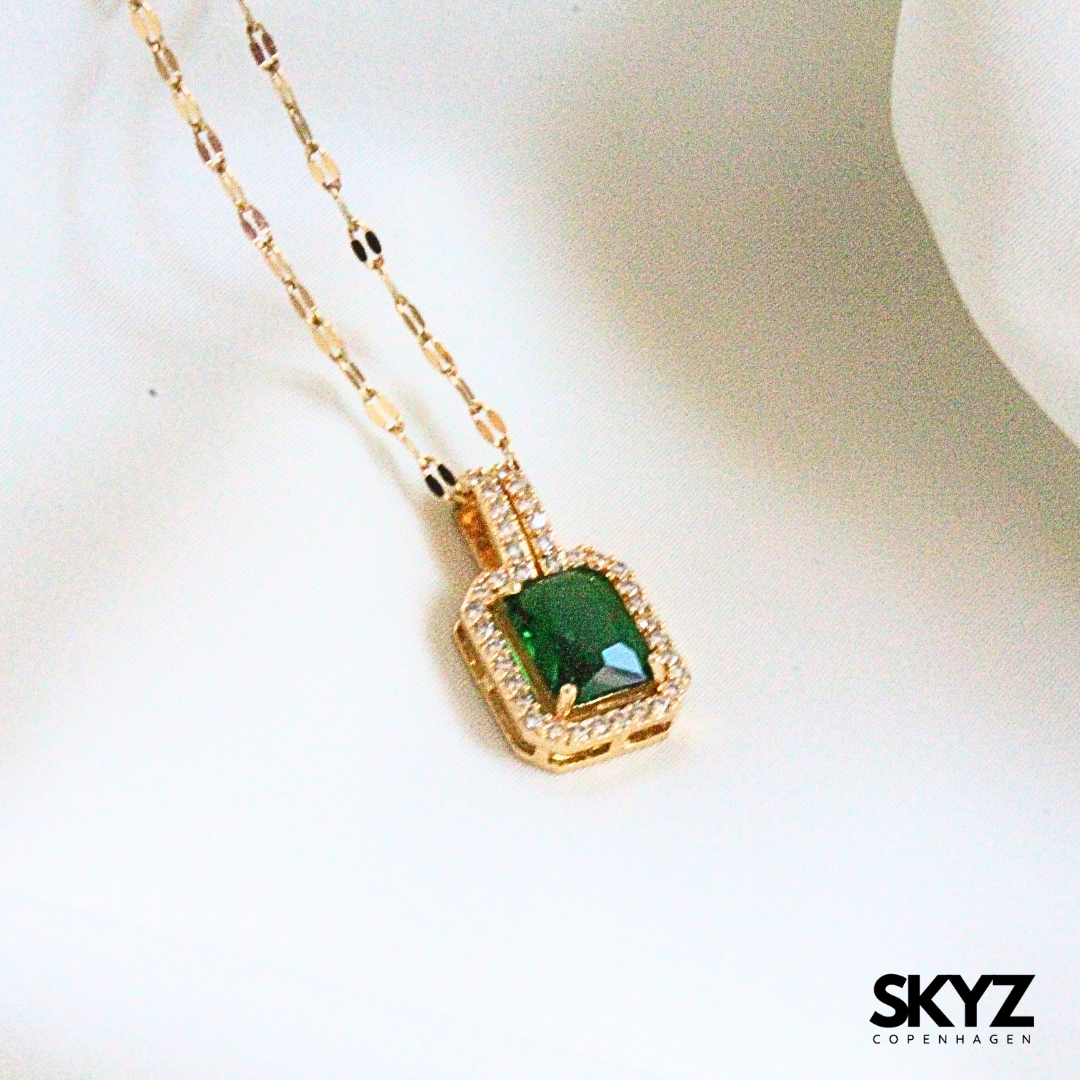 Skyz Jasmine Green - 18k Guldbelagt
