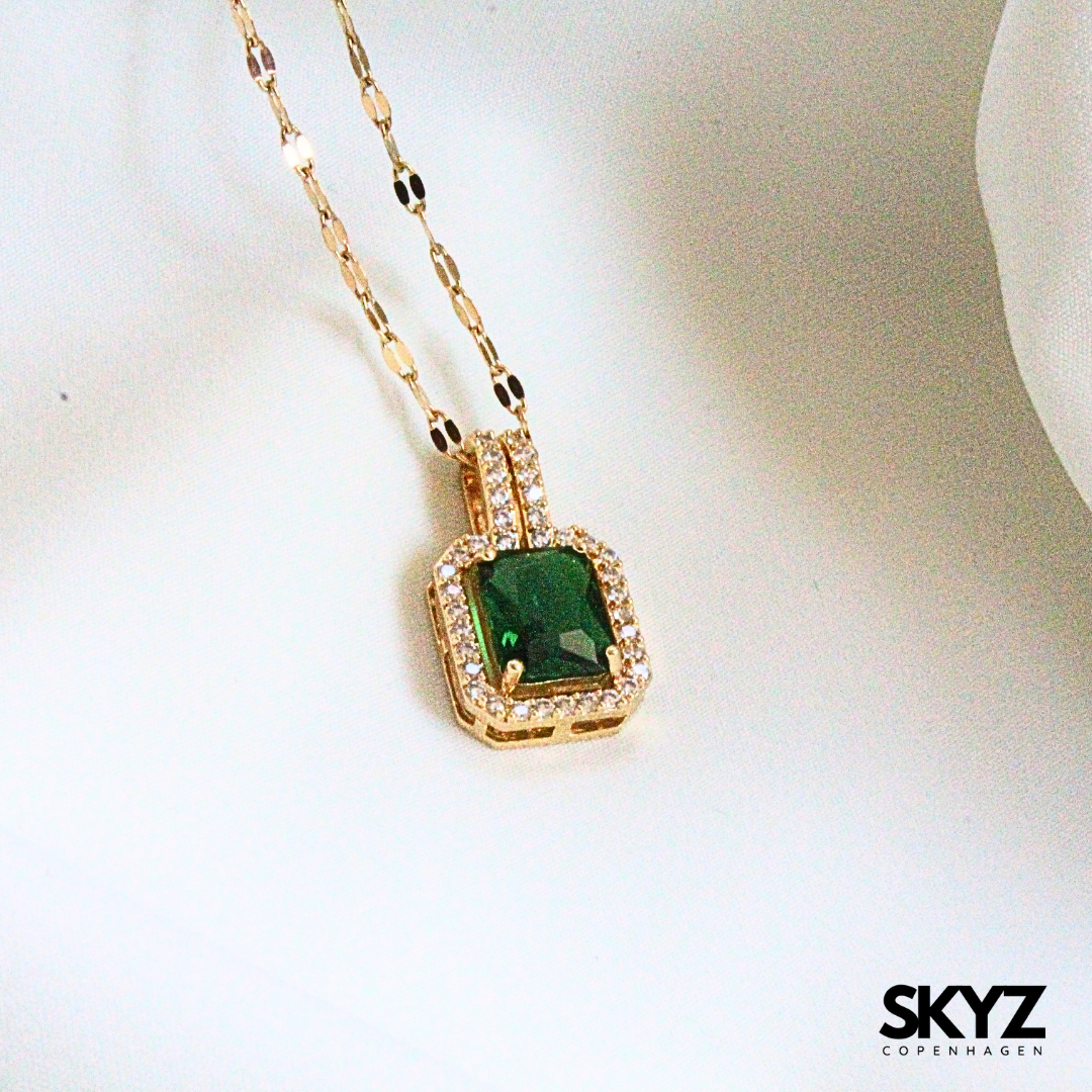 Skyz Jasmine Green - 18k Guldbelagt