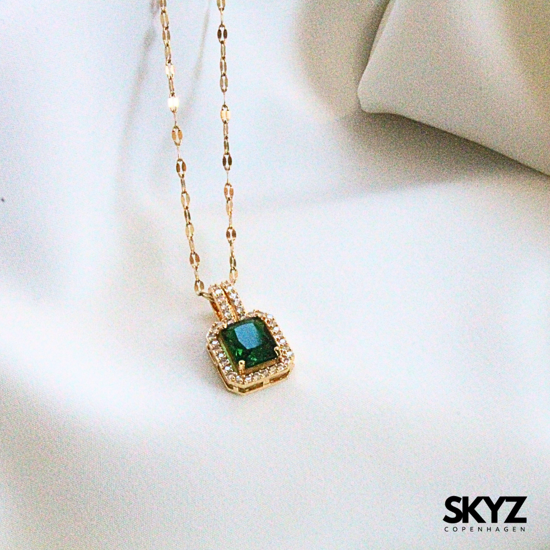 Skyz Jasmine Green - 18k Guldbelagt