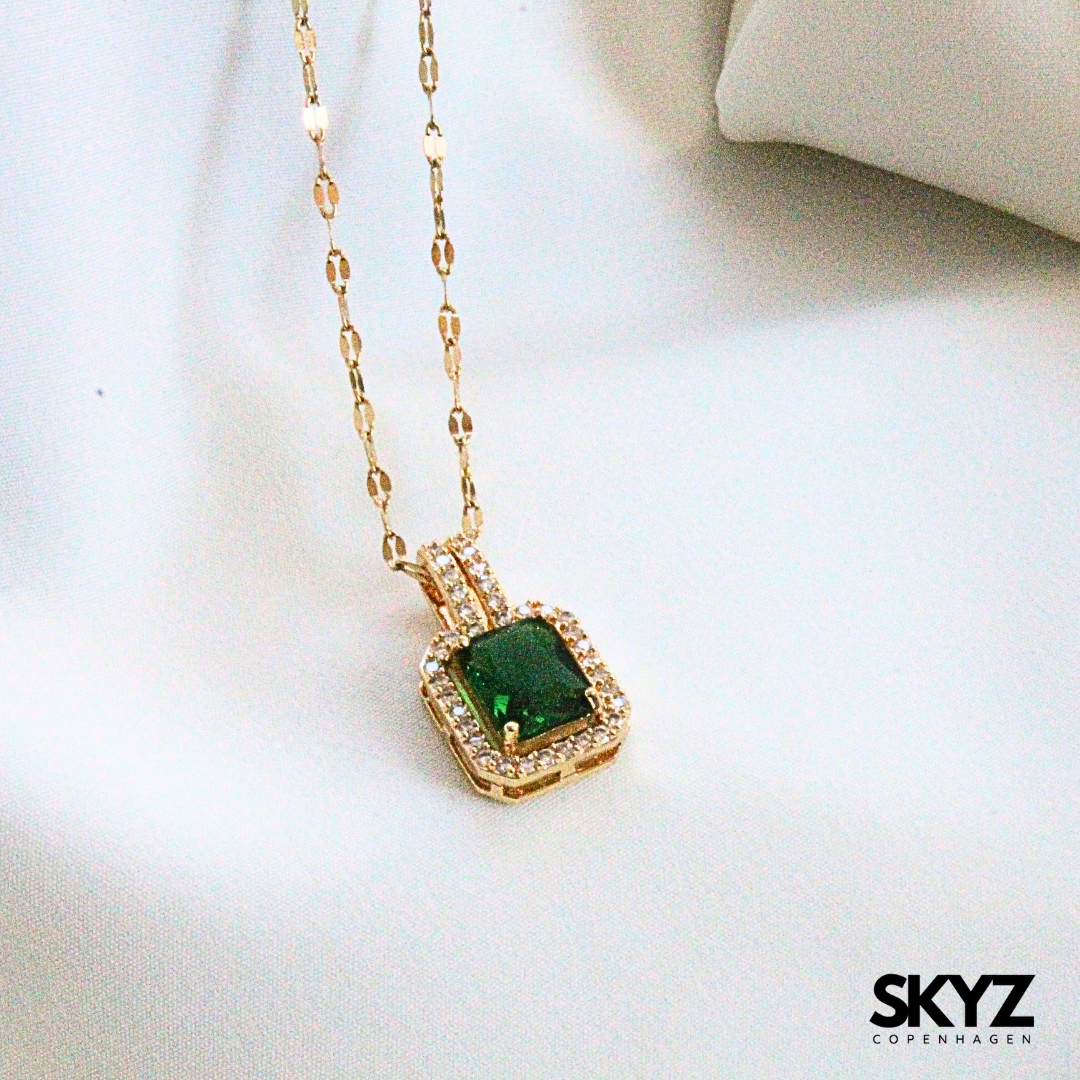 Skyz Jasmine Green - 18k Guldbelagt
