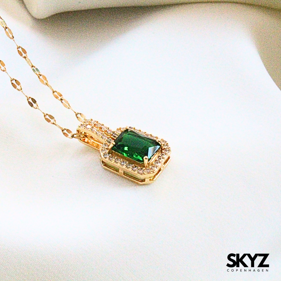 Skyz Jasmine Green - 18k Guldbelagt