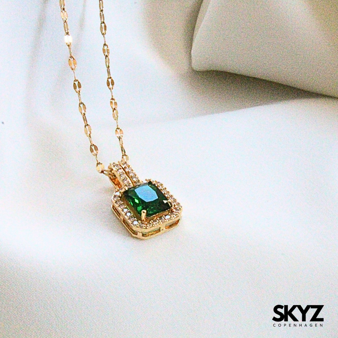 Skyz Jasmine Green - 18k Guldbelagt