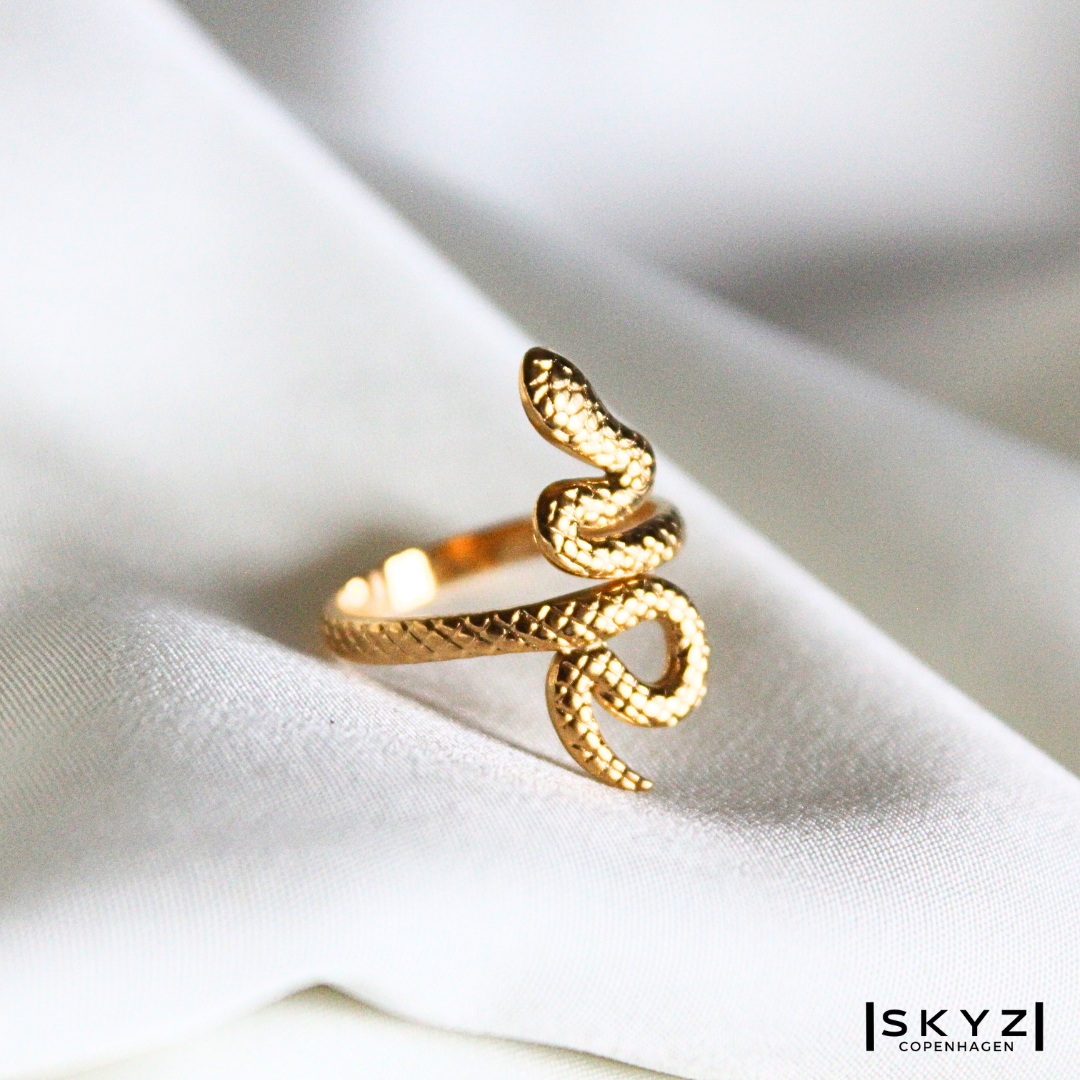 Skyz Snake Me Ring - 18K Guldbelagt Ring