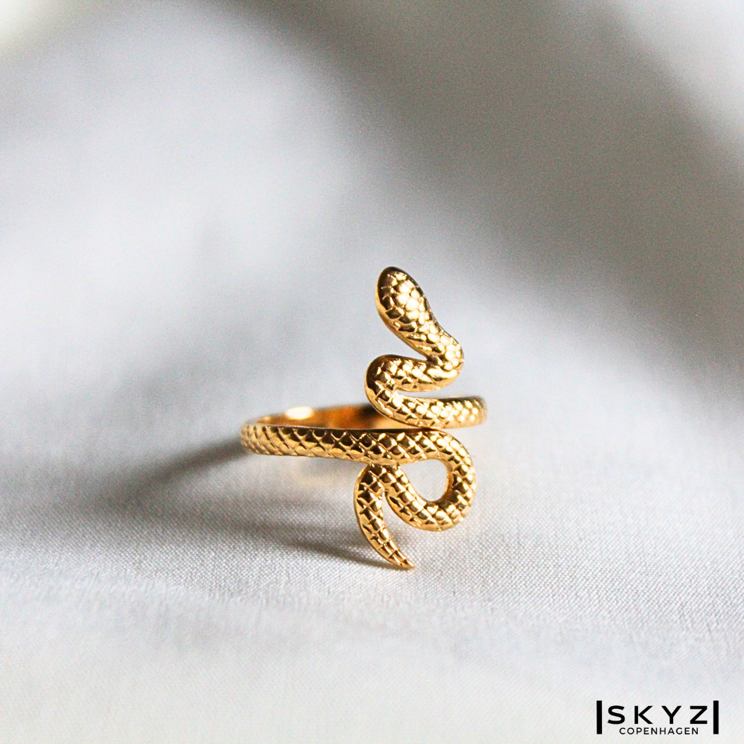 Skyz Snake Me Ring - 18K Guldbelagt Ring