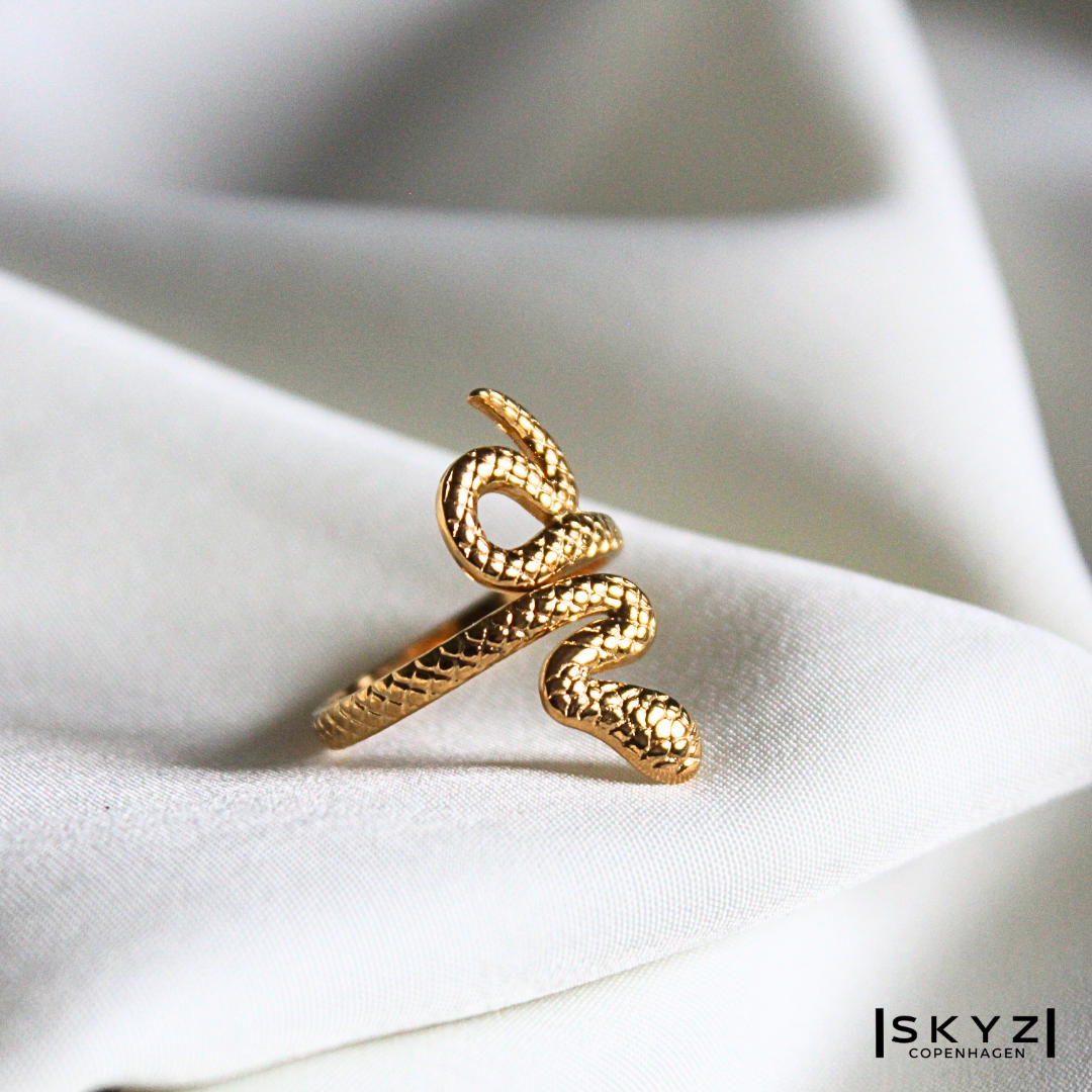 Skyz Snake Me Ring - 18K Guldbelagt Ring