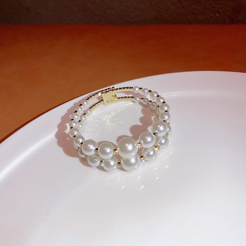 Skyz Double Pearl Armbånd