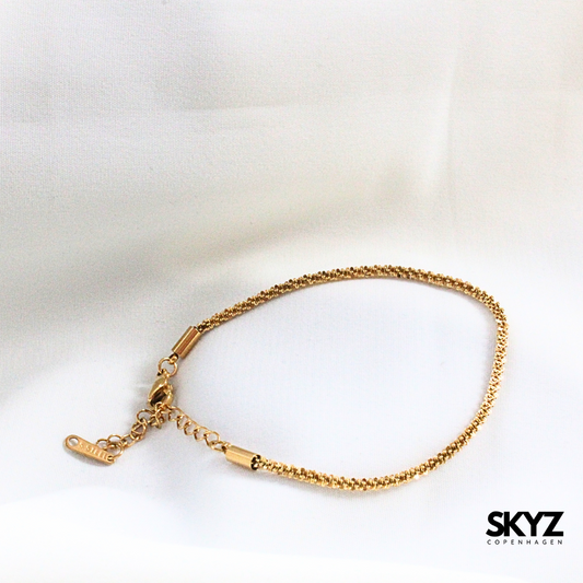 Skyz Twisted Elegance Armbånd - 18k guldbelagt