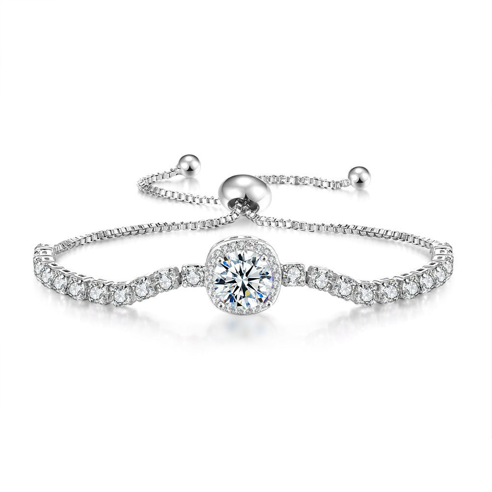 Skyz Sparkling Platin Armbånd