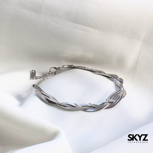 Skyz Platinum Elegance Cross Armbånd