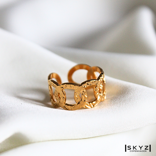 SKYZ Bright - 18K Guldbelagt Ring