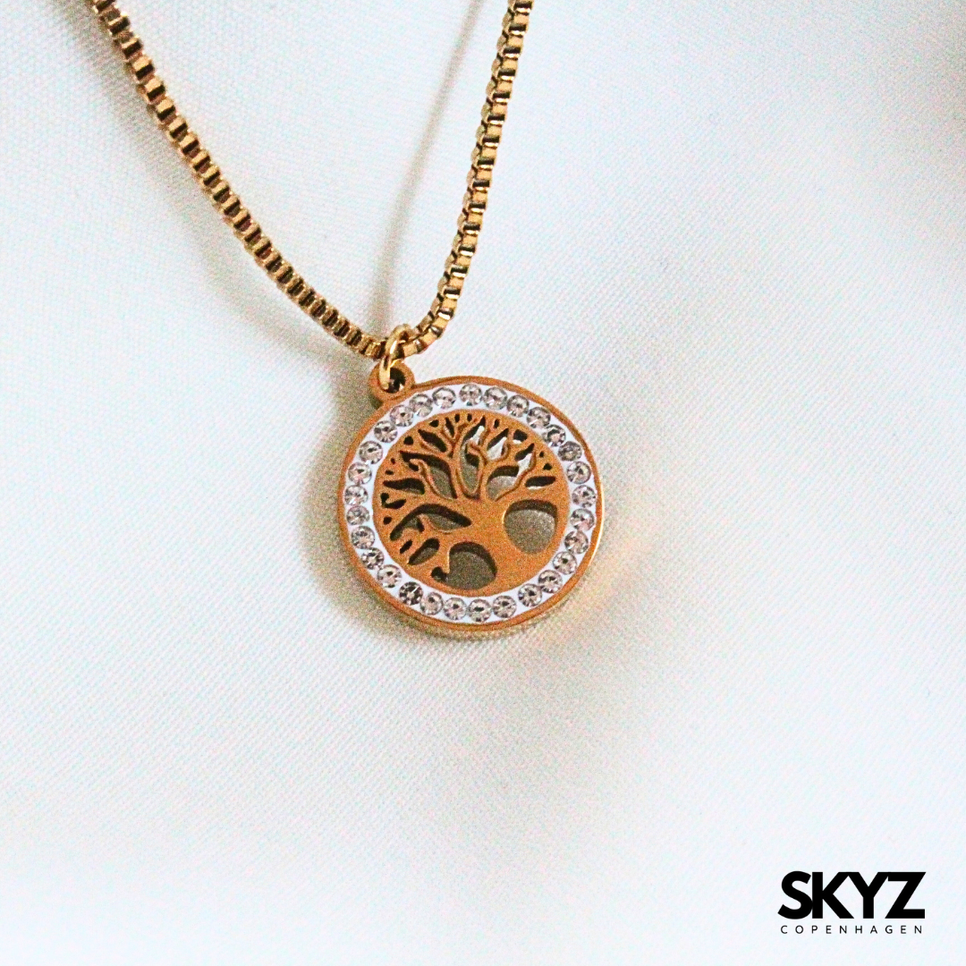 Skyz Life Tree Multilayer - 18k Guldbelagt