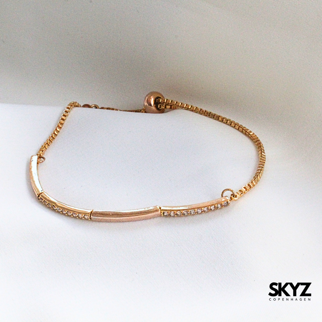 Skyz Divine Sparkle Armbånd - 18k guldbelagt