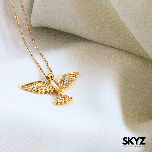 Skyz Flying Bird - 18k Guldbelagt