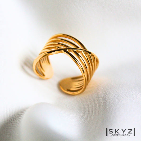 Skyz Aurora Ring - 18k Guldbelagt